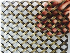 নমনীয় 304 316 স্টেইনলেস স্টীল আর্কিটেকচারাল Woven Wire Mesh 2.5m 4.0m প্রস্থ