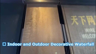 ঝুলন্ত বিবাহের জল পর্দা অন্দর জলপ্রপাত পর্দা ফাউন্টেন পার্টিশন প্রসাধন