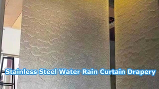 হোটেল এবং শপিং মলের সাজসজ্জার জন্য জলপ্রপাত ক্যাসকেড জাল