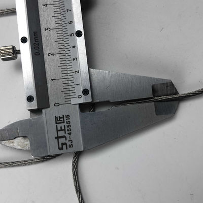 নমনীয় এবং টেকসই 304 স্টেইনলেস স্টীল তারের জাল নিরাপত্তা নেট জন্য ডায়মন্ড গর্ত সঙ্গে