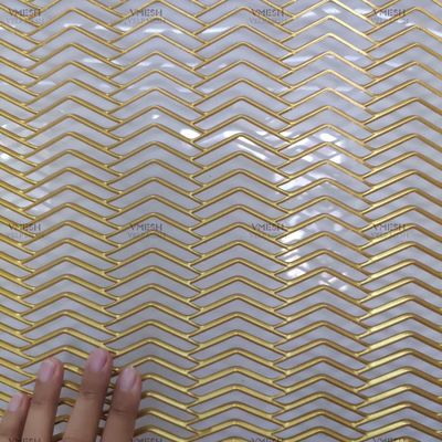 সাজসজ্জার জন্য ৪মিমি কার্বন স্টিল গথিক প্রসারিত মেটাল জাল