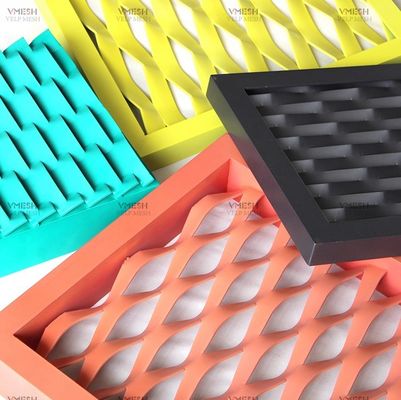 সম্প্রসারিত অ্যালুমিনিয়াম ধাতব শীট অ্যান্টি-স্কিড পরিধান প্রতিরোধী