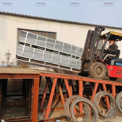 অ্যান্টি-কোরোশন নির্মাণ সামগ্রী গ্যালভানাইজড স্টিল উচ্চ পাঁজর ল্যাথ জাল