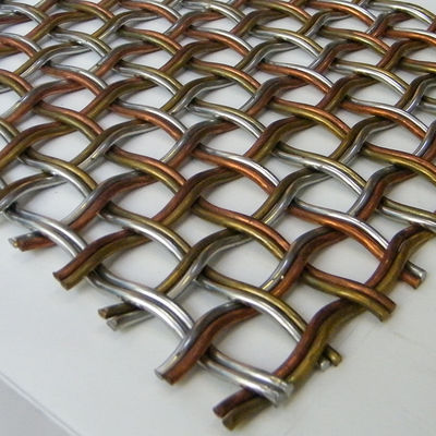 মন্ত্রিসভা দরজা জন্য স্টেইনলেস স্টীল বোনা ধাতু জাল আলংকারিক তারের grilles