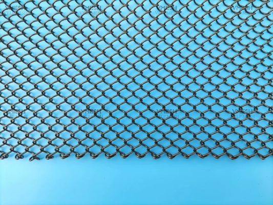 আলুমিনিয়াম চেইন লিঙ্ক পর্দা স্ক্রিন 1.2mm-2mm তারের