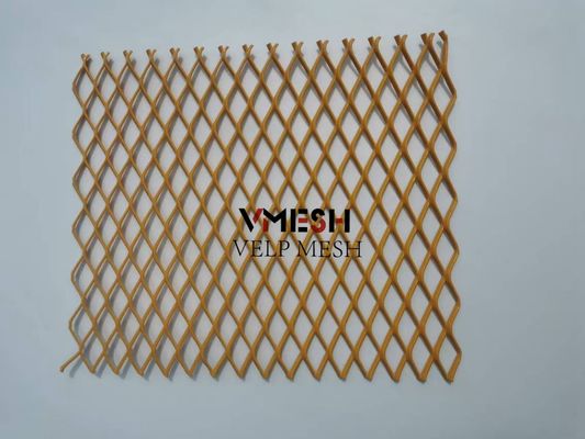 0.5mm বেধ অ্যালুমিনিয়াম প্রাচীর প্যানেলের জন্য প্রসারিত ধাতব তারের জাল