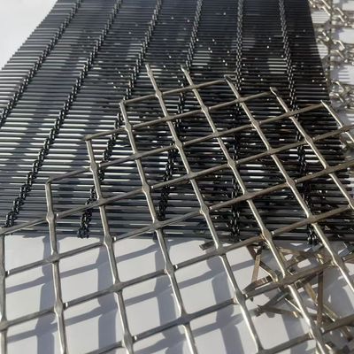 স্টেইনলেস স্টীল 304 আর্কিটেকচারাল মেটাল জাল 1.2mm Weave