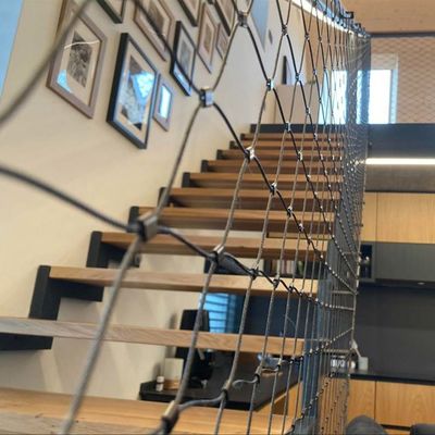 হালকা ওজনের মরিচা-নিরোধক নিরাপত্তা বেড়া, হীরা আকারের ছিদ্রযুক্ত স্টেইনলেস স্টিলের তারের জাল