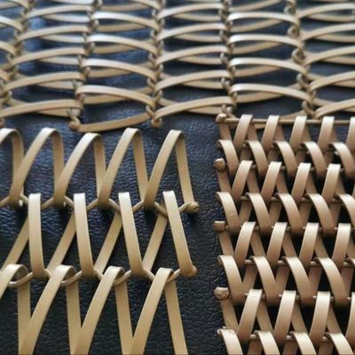 ডাচ বুনন আলংকারিক গোল্ড স্টেইনলেস স্টিল বার আলংকারিক মেটাল পর্দা