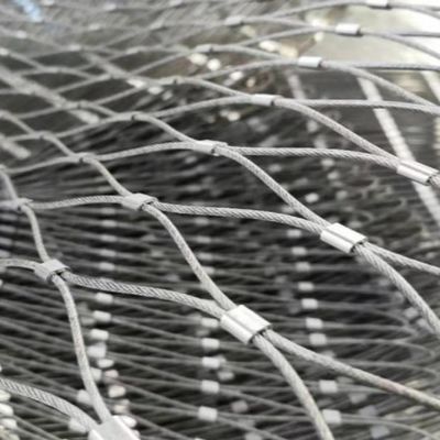 Stainless Steel Wire Rope Cable Hand-Woven Net Handrail Decorative Protect Fence