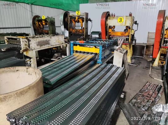 অ্যান্টি-কোরোশন নির্মাণ সামগ্রী গ্যালভানাইজড স্টিল উচ্চ পাঁজর ল্যাথ জাল