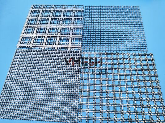 Custom Architectural Metal Mesh Gold Finish Stainless Steel Woven Architectural Panel
