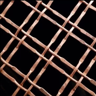 আলংকারিক স্টেইনলেস স্টীল ক্ল্যাডিং ধাতু সম্মুখ প্যানেল বোনা তারের জাল