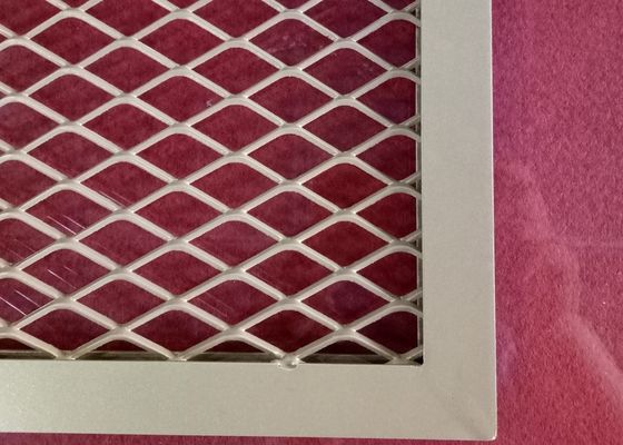 খাঁজযুক্ত প্রসারিত ধাতব শীট উচ্চ বা সমতল 0.5-5CM ডায়ম্যাটিক