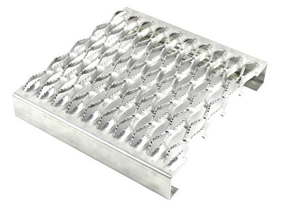 নিরাপত্তা গ্রিট 2.0mm 2.5mm ডায়মন্ড হোল অ্যালুমিনিয়াম গ্র্যাপ স্ট্রট ওয়াকওয়ে