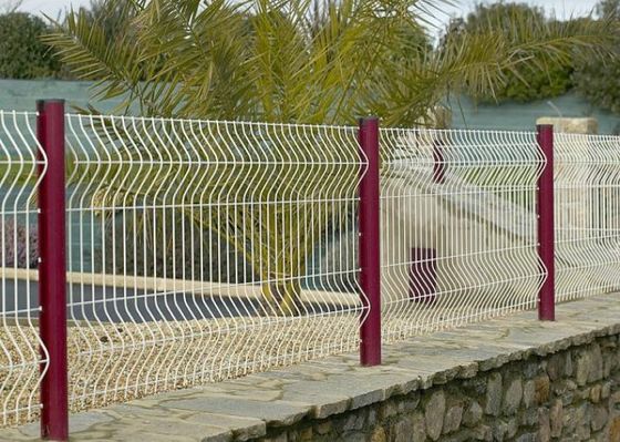 3D গ্যালভানাইজড ঢালাই তারের জাল বেড়া 50x100mm 3.0mm পাউডার লেপা
