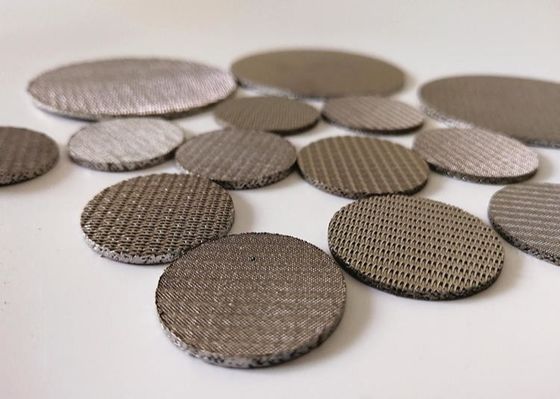 1 মাইক্রন সিন্টারড স্টেইনলেস স্টীল ফিল্টার 304 316L 0.5-200um পোর