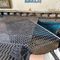 ওয়াল আয়রন 6 মি দৈর্ঘ্য প্রসারিত ধাতু প্যানেল হেক্সাগোনাল ছিদ্রযুক্ত আলংকারিক