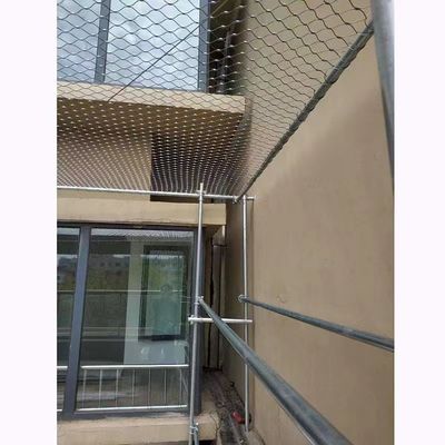 স্থাপত্য পুরুত্ব 2mm তারের দড়ি জাল স্টেইনলেস স্টীল 316