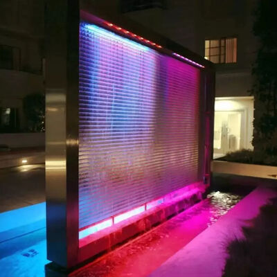 জারা প্রতিরোধী স্টেইনলেস স্টীল 304 জলপ্রপাত জল পর্দা চেইন লিঙ্ক জাল