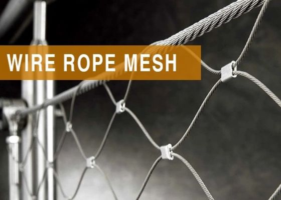 AISI 316 Stainless Steel Knotted Rop Mesh for Bird Aviary Anti Theft ISO9002